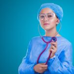 woman, doctor, surgeon, physician, nurse, hospital worker, healthcare worker, stethoscope, medicine, doctor, doctor, doctor, doctor, doctor, nurse